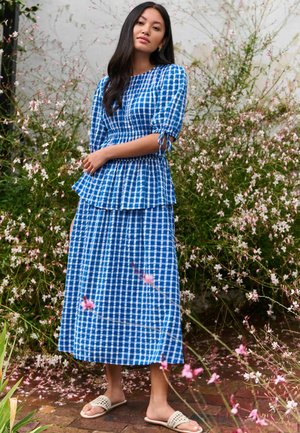Laura Ashley, Day dress - blue white