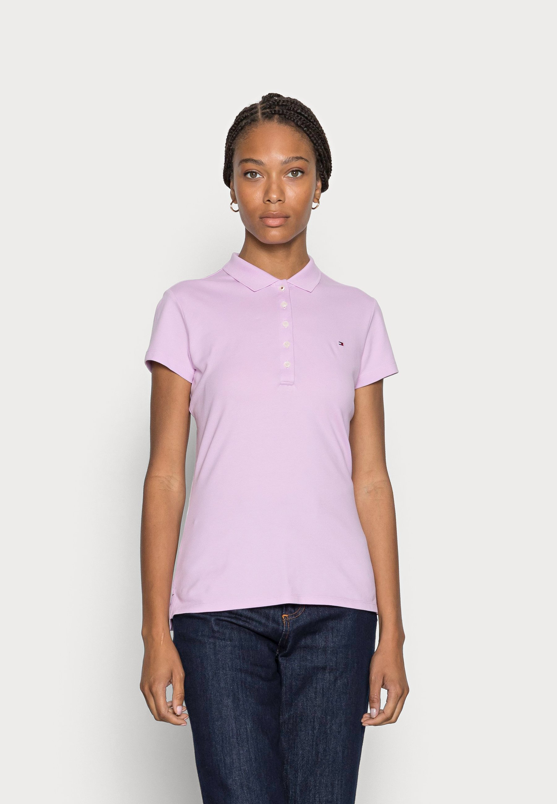 Tommy hilfiger polo purple Clearance