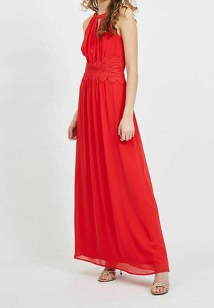 VILA Robe longue - red