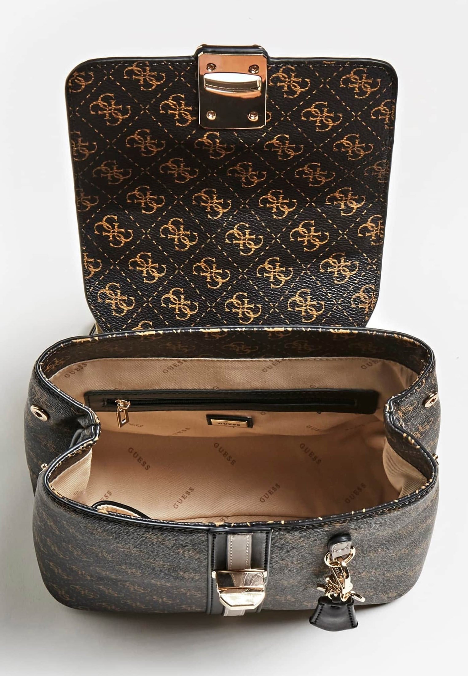 Guess KASINTA - Mochila - mehrfarbig braun/multicolor - Zalando.es