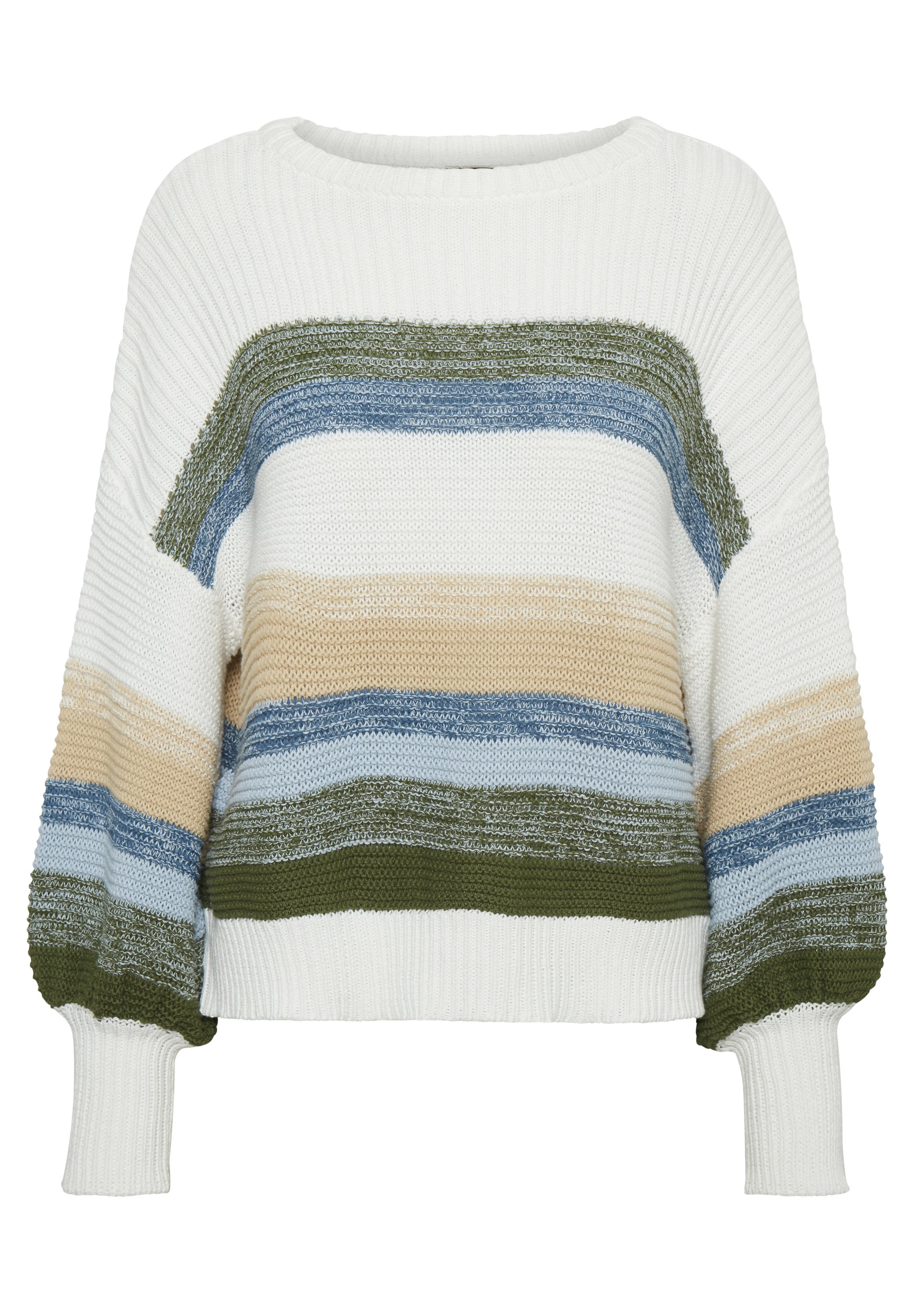 Soaked in Luxury SLPANNA Trui whisper white stripewit Soaked in Luxury SLPANNA Trui whisper white stripewit