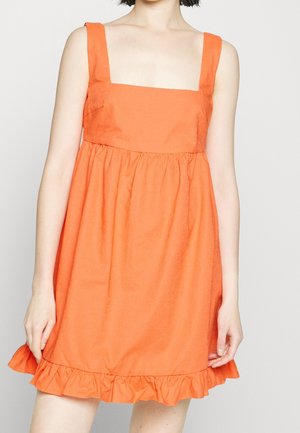 Freizeitkleid - orange
