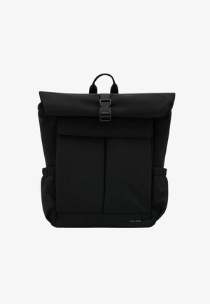 Reiss, PASCAL TECHNICAL ROLL-TOP BACKPACK - Rygsække - black