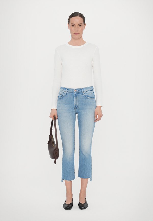THE INSIDER CROP STEP FRAY - Straight leg jeans2