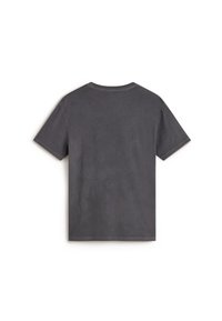 Gray, short-sleeve t-shirt made from soft cotton, featuring a crew neck and a smooth texture with a simple, solid design.