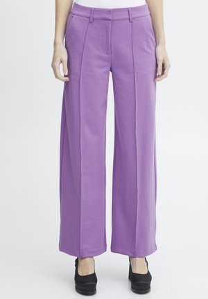 IHKATE SUS OFFICE WIDE PA - Pantalon classique - chive blossom