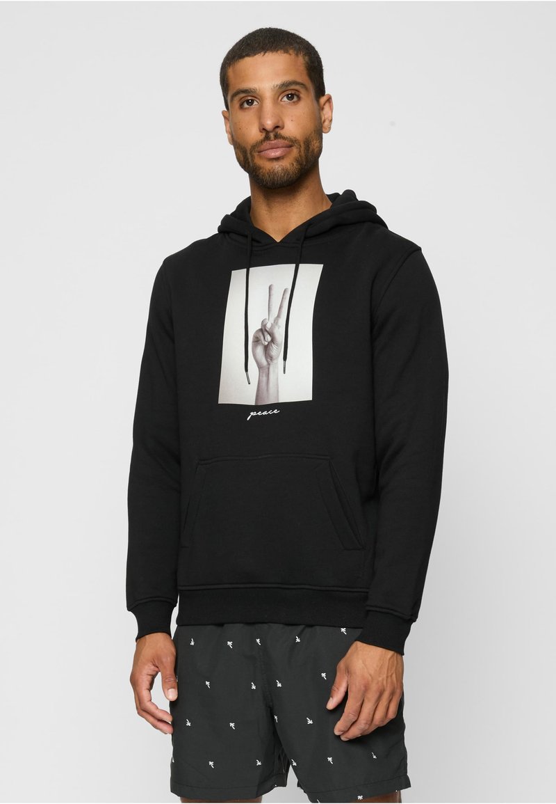 Mister Tee PEACE SIGN  - Sweatshirt - black