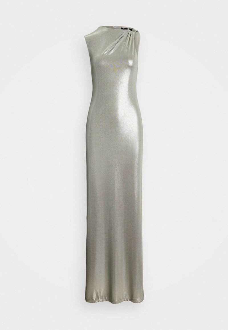 maxi dress black formal Black Metallic Long Dress – ALBINA DYLA main image 1
