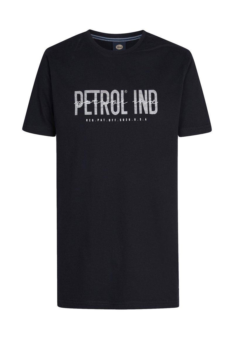 Petrol Industries T-shirt print zwart