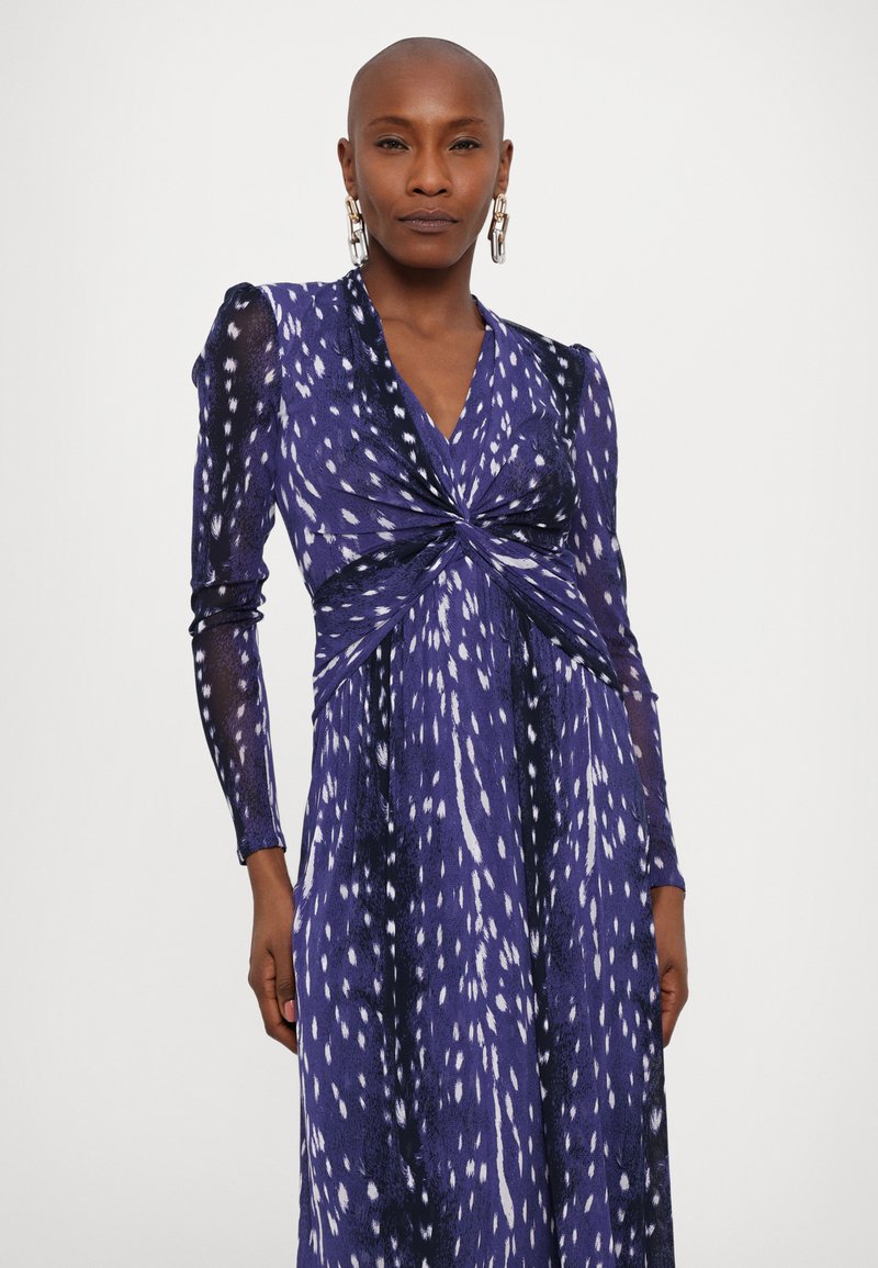 Diane von Furstenberg BURTON DRESS - Day dress - perfect navy/blue - Zalando Diane von Furstenberg BURTON DRESS - Day dress - perfect navy/blue - Zalando