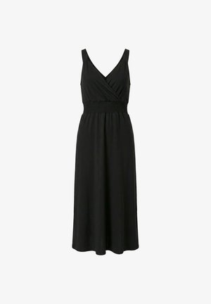 Angel of Style, MIDI JERSEY DRESS, SLEEVELESS, WRAP STYLE - Hverdagskjole - black