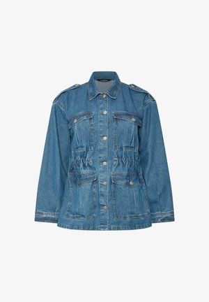 Yours Clothing, PLUS SIZE DENIM JACKETS - Manteau court - mid blue