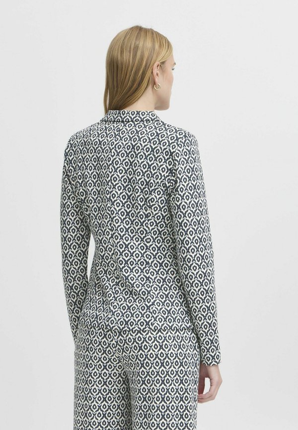 IHKATE - Blazer - total eclipse ikat tile aop3