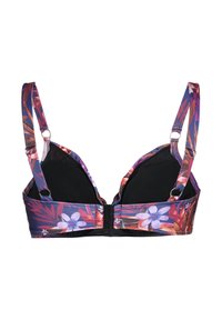 Zizzi PRINTED WITH UNDERWIRE - Bikinio viršutinė dalis - purple flower