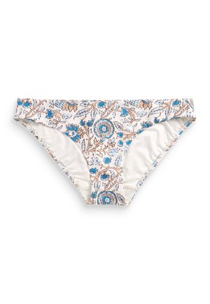 HIGH LEG BIKINI BOTTOMS - Bikini alsók - blue cream woodblock