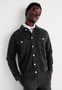 Only & Sons - ONSJUST BOX JACKET - Spijkerjas - washed black Miniatuurafbeelding 1