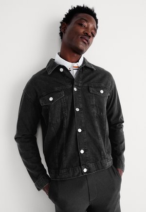 ONSJUST BOX JACKET - Jeansjakke - washed black