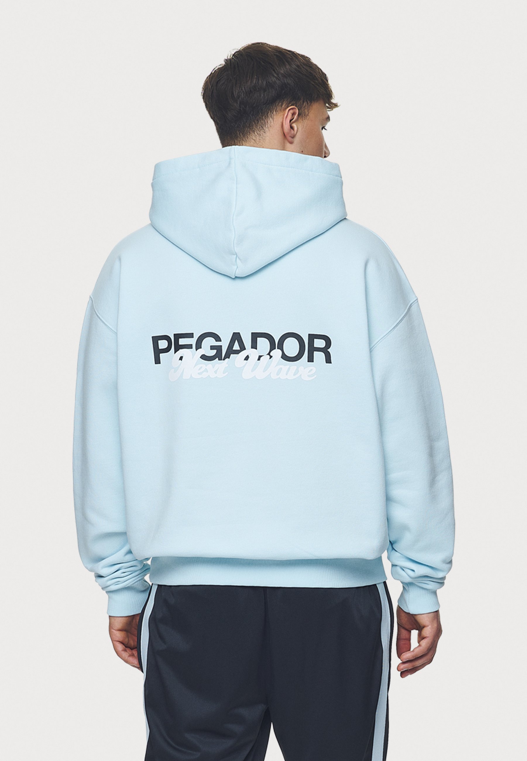 Zip Hoodie Hoodie Babyblau Herren Pullover Herren Pegador Zipper