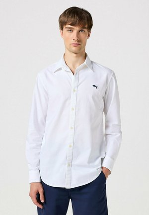 Wrangler Overhemd - white oxford