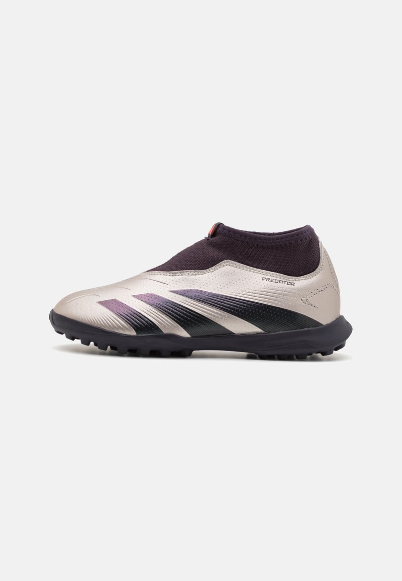 adidas Performance PREDATOR LEAGUE LL TF UNISEX - Botines de fútbol para césped - platin metallic/aurora black/turbo