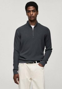 Mango Pulover - dark grey