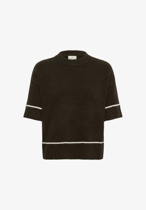 Kaffe, KAJINIE PULLOVER1/2 SLEEVE - Pullover - coffee bean