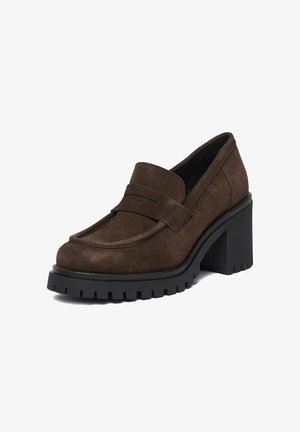 BADURA, BADURA LOAFERS WOMEN'S BROWN 5907964604150 - Plateaupumps - brown