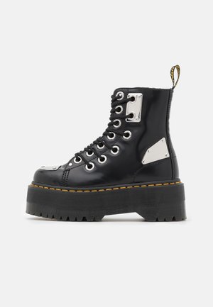 Plateaustiefelette - black