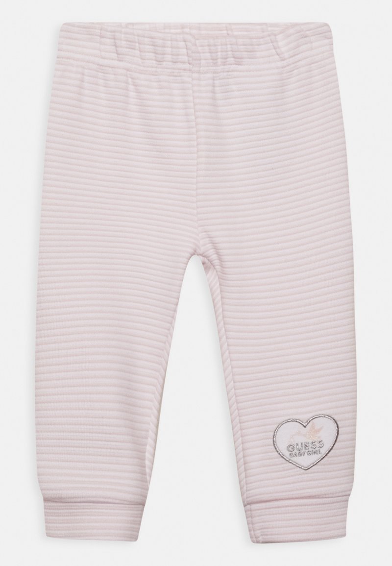 Kinder Shirts & Tops | Guess NEWBORN SET UNISEX Sweatjacke micro stripe white/rosa - RW16555 Kinder Shirts & Tops | Guess NEWBORN SET UNISEX Sweatjacke micro stripe white/rosa - RW16555