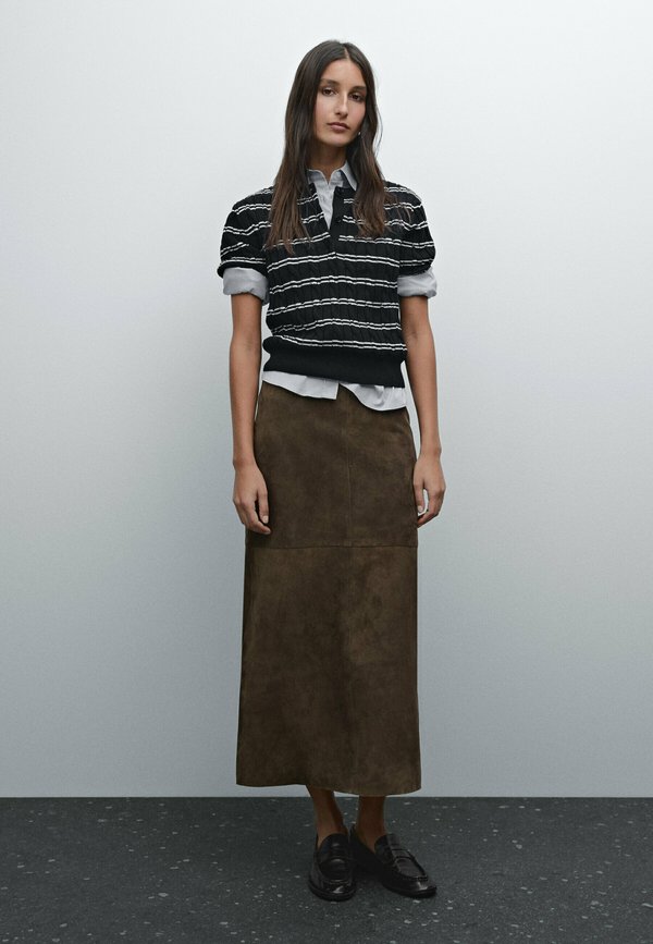 STRIPED SHORT SLEEVE - Print T-shirt2