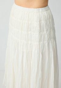 Jimmy Key RELAXED FIT HIGH WAIST MIDI  - Gonna a campana - ecru