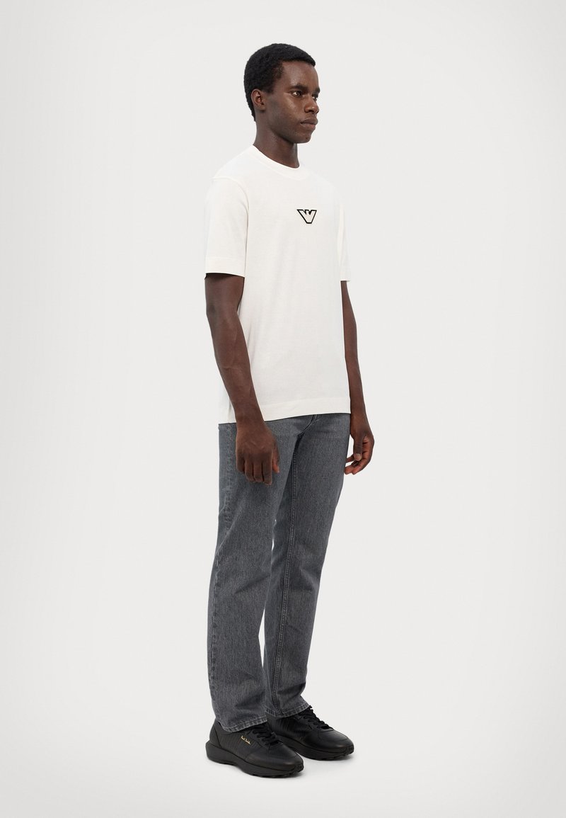 Emporio Armani Nyomott mintás póló - offwhite