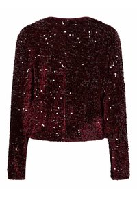 Pieces MIT LANGEN ÄRMELN PCKAM - Bluse - tawny port