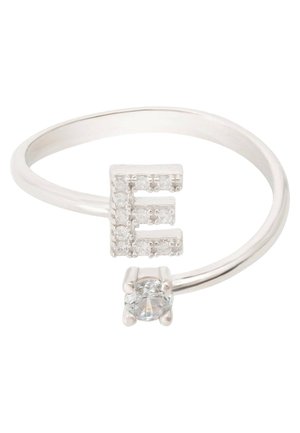 INITIAL E - Ring - silver coloured