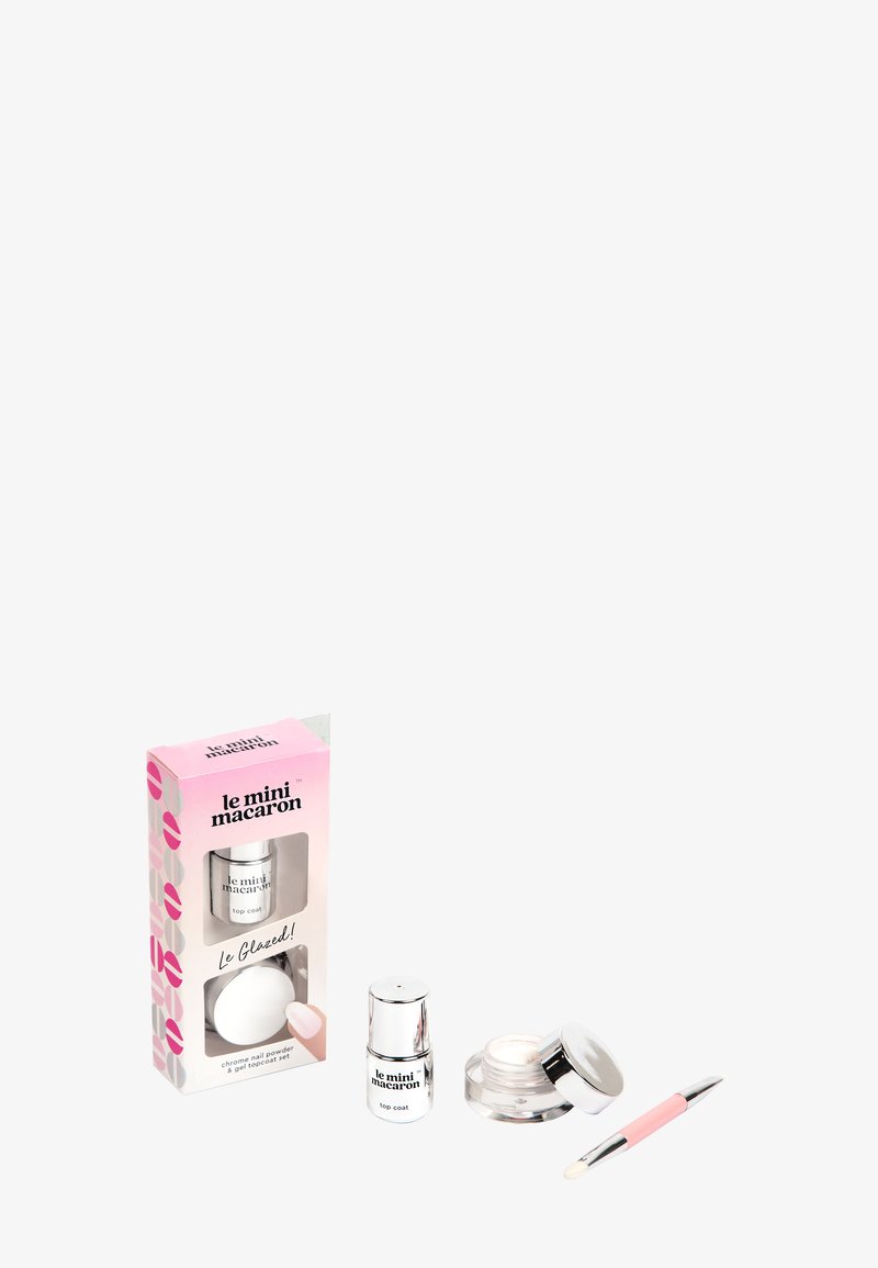 Le Mini Macaron - LE GLAZED! CHROME POWDER SET - Nagelpflege-Set, Vergrößern