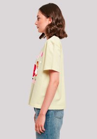 F4NT4STIC ALICE IM WUNDERLAND TICK TOCK - T-Shirt print - softyellow