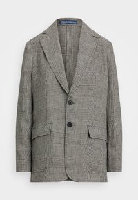 GLEN CHECK LINEN TWEED BLAZER - Bleiser - black/white