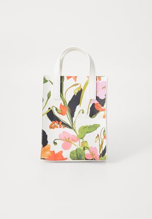 Ted Baker FLOWEIA FLORAL PRINTED MINI ICON BAG - Bandolera - cream