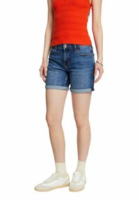 Esprit MR RGLR SHORTS - Short en jean - blue medium washed new