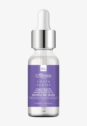 Skin Chemists SENSITIVE SKIN - DRAGON'S BLOOD 5%, CENTELLA ASIATICA 3%, EVENING PRIMROSE OIL 1% - Siero - transparent