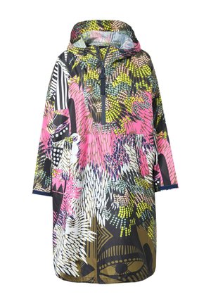 LAURASØN MIXED PRINT RAIN PONCH - Parkatakki - khaki