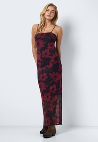 Noisy May ANKLE  - Cocktail φόρεμα / Φόρεμα για πάρτι - black aop:tibetan red aop