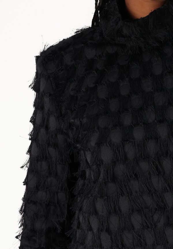 LYNETTE ABSTRACT FRINGES - Blouse3