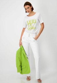 Monari Print T-shirt - weiß