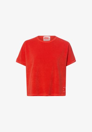 Marie Lund, MARIE LUND FROTTEE-SHIRT - T-shirt basic - rot