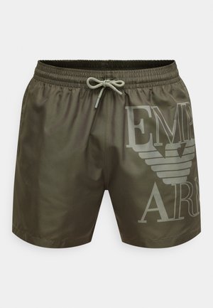 BOLD LOGO BOXER - Zwemshorts - olive
