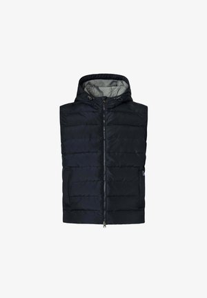 Façonnable QUILTED HOOD - Smanicato - marine blue