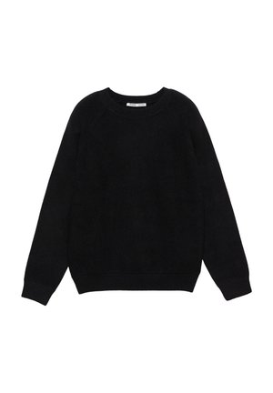 ROUND NECK - Pullover - black