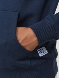 Jack & Jones Junior JJEBASIC JR - Felpa con cappuccio - navy blazer