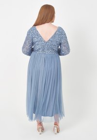 BEAUUT EMBELLISHED SEQUINS MIDI  - Festklänning - powder blue